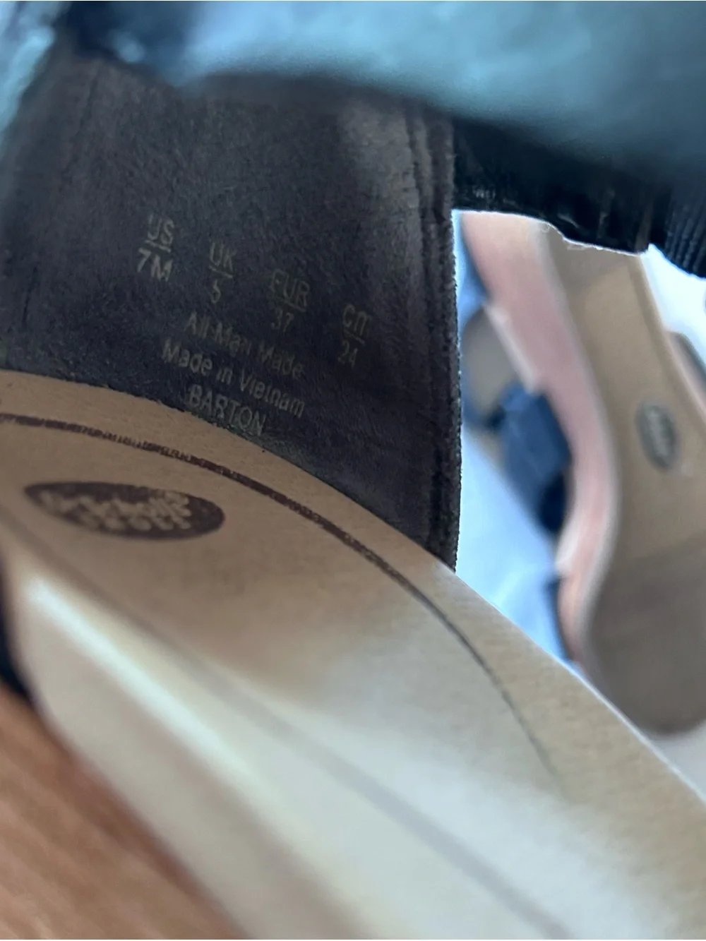 Dr. Scholl's Black Textured Strappy Wedge Sandals with Wood-Tone Heel